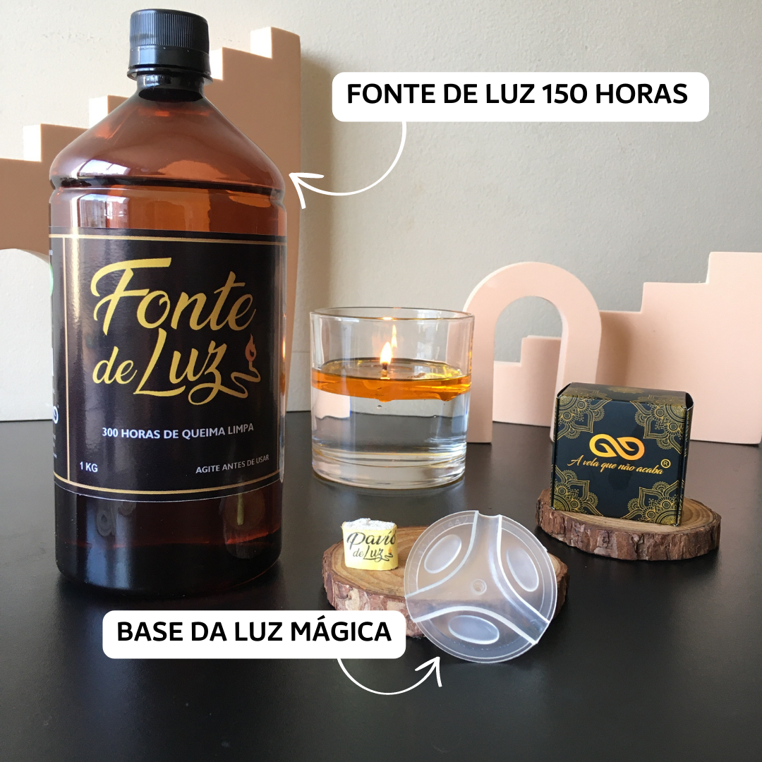 KIT SOCIAL- Rende até 30 velas de 10 horas - FRETE GRÁTIS